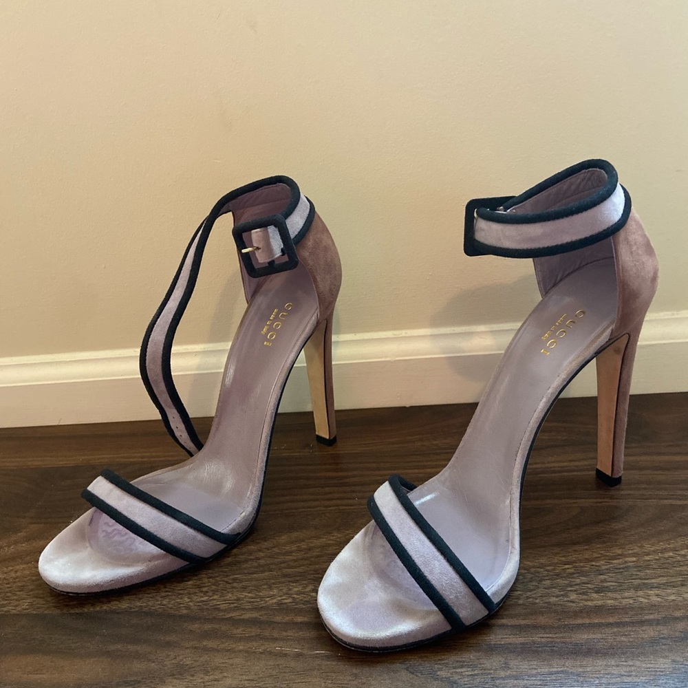 Gucci kid Scamosciato Suade Heels!